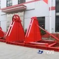 Wire rope spooling machine